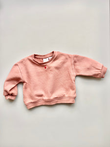 Zara Rose Sweatshirt 3-6 Months