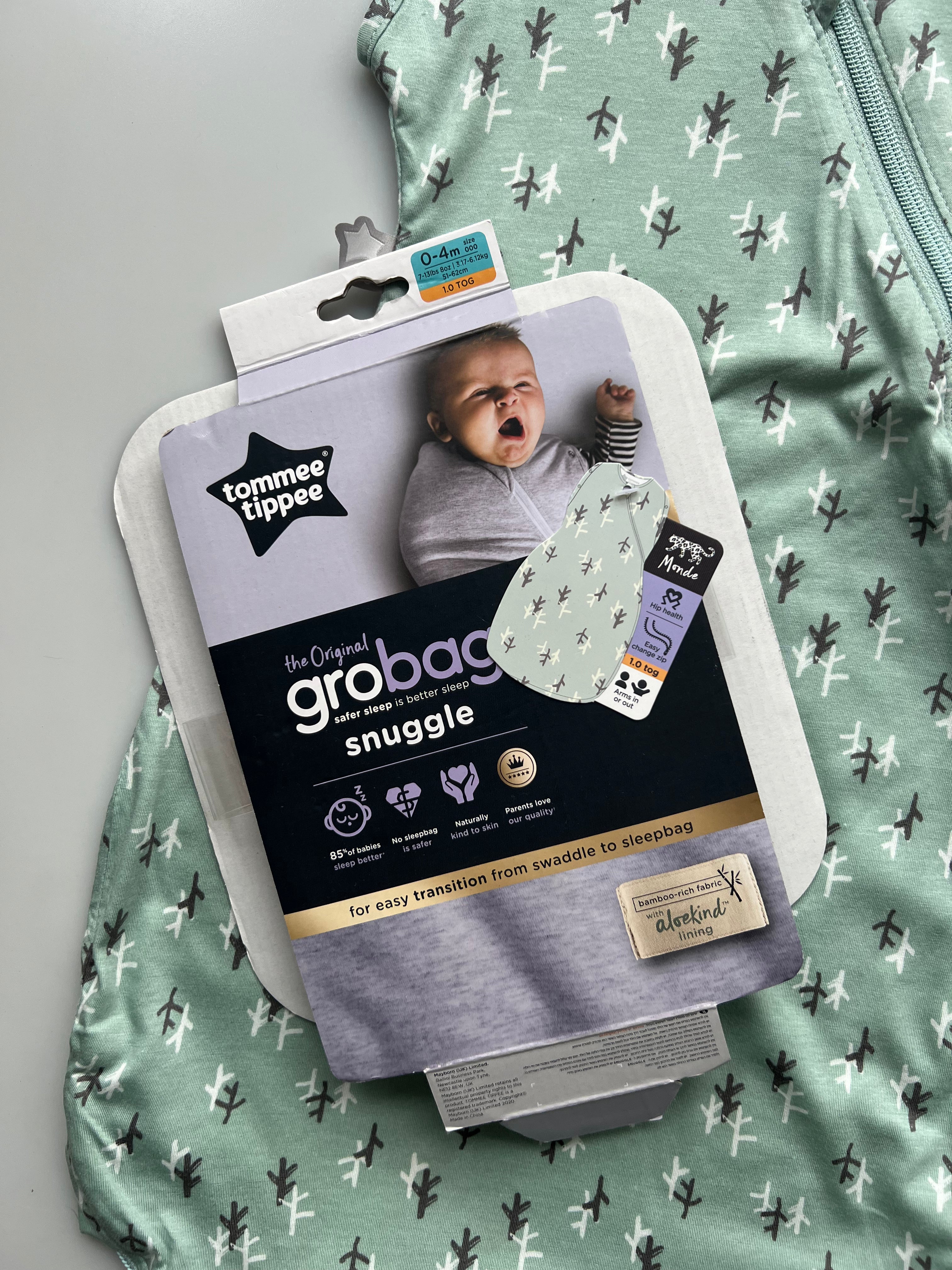 Tommy Tippee Sage Grobag 0-4 Months