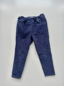 Boden Blue Needlecord Trousers Age 3
