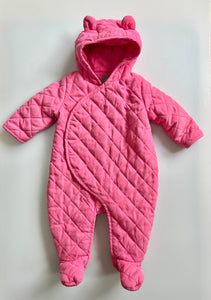 Baby Gap Pink Quilted Snow Suit 3-6 Months