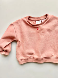 Zara Rose Sweatshirt 3-6 Months